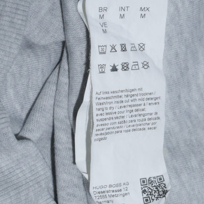 Hugo Boss Men's Grey Slim Fit Crew Neck Sweatshirt M