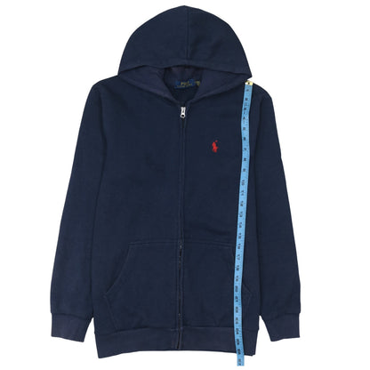Ralph Lauren Men’s Blue Full Zip Hoodie Size L Classic Fit