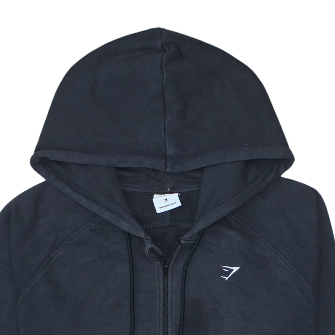 Gymshark Men's Black Full Zip Hoodie Size M Regular Fit