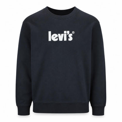 Levi's Men's Black 2XL Crew Neck Pullover Sweatshirt