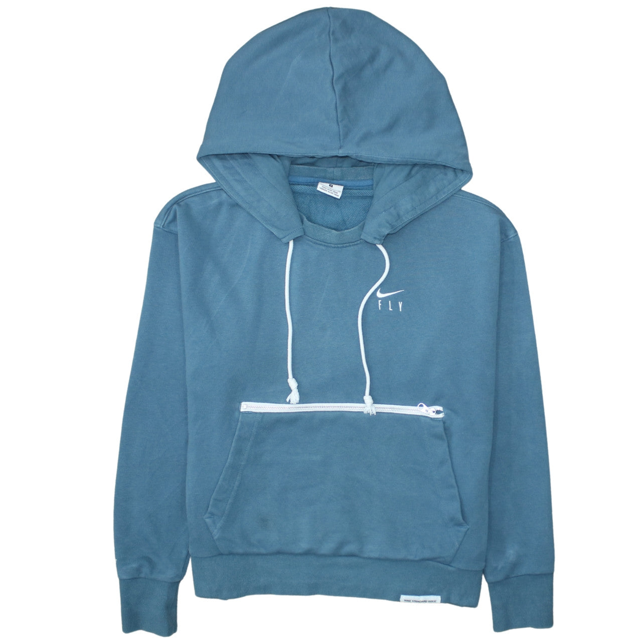 Nike Men's Blue Dri-Fit Fly Pullover Hoodie Size S
