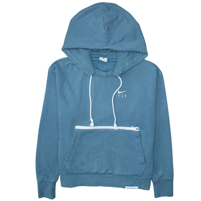 Nike Men's Blue Dri-Fit Fly Pullover Hoodie Size S