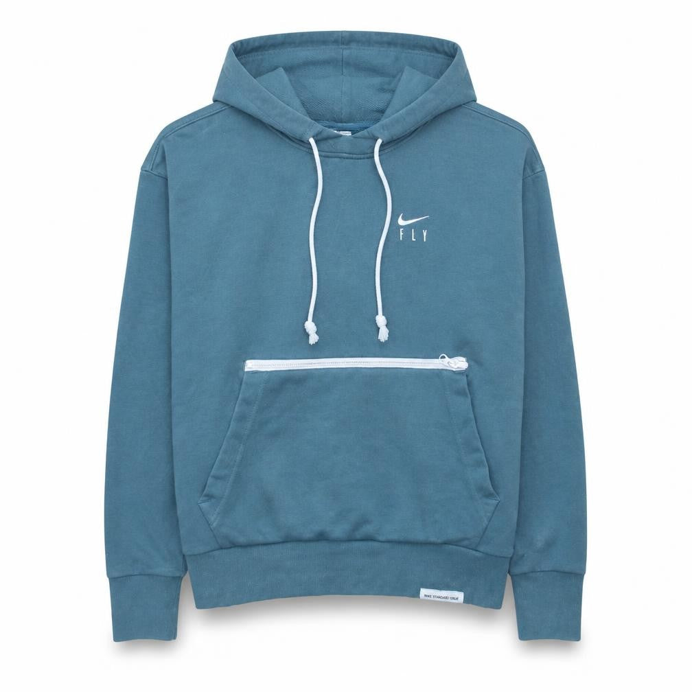 Nike Men's Blue Dri-Fit Fly Pullover Hoodie Size S
