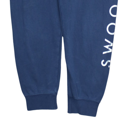Nike Men's Blue Swoosh Logo Sweatpants Joggers M
