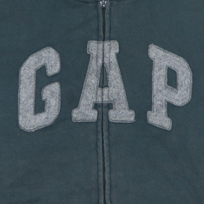 GAP Kids Boys Blue Full Zip Hoodie 13 Years Classic Fleece Sweatshirt
