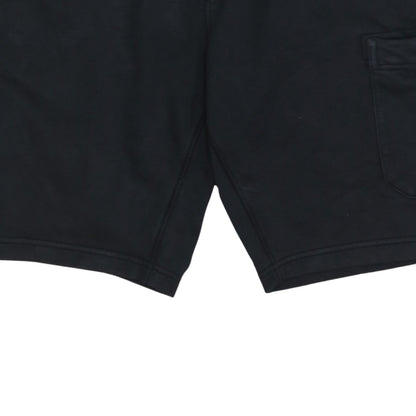 Stone Island Men's Black Cargo Jersey Shorts Size L