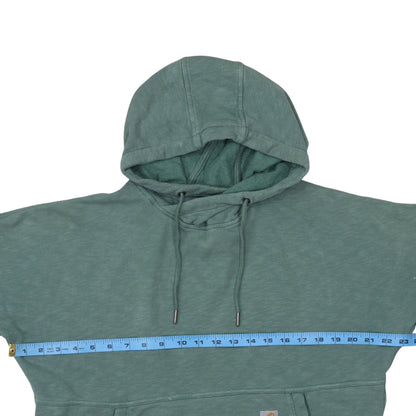 Carhartt Women’s Green Pullover Hoodie Relaxed Fit Size M (8/10)
