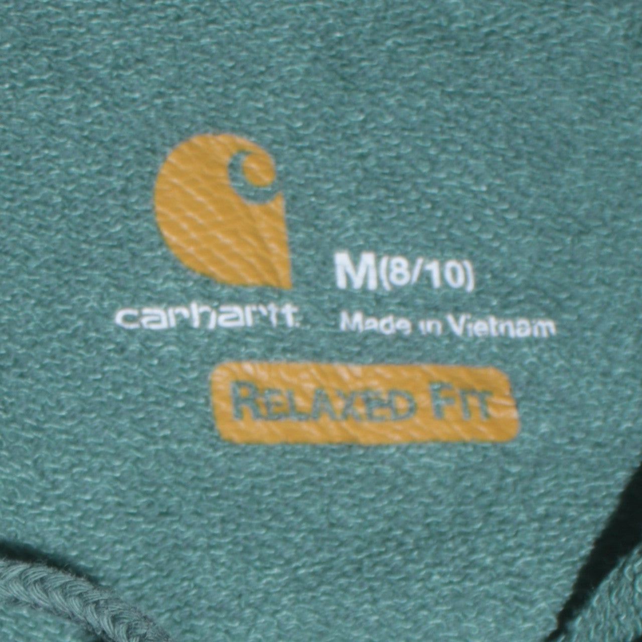 Carhartt Women’s Green Pullover Hoodie Relaxed Fit Size M (8/10)