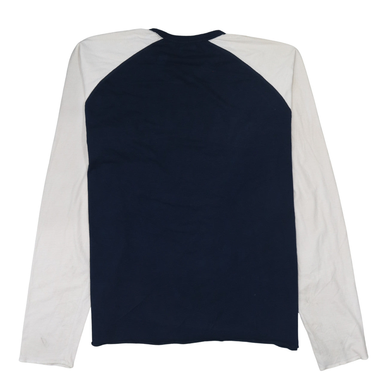Fila Men’s Blue White Long Sleeve College T-Shirt Size 2XL
