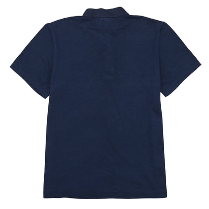 Lacoste Sport Men's Blue Cotton Polo Shirt Size L Short Sleeve