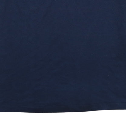 Lacoste Sport Men's Blue Cotton Polo Shirt Size L Short Sleeve