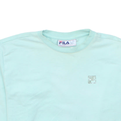 FILA Boys Green Crew Neck Long Sleeve Pullover Sweatshirt Size S