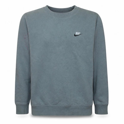 Nike Men's Grey Crew Neck Pullover Sweatshirt S Regular Fit