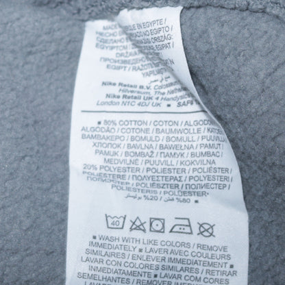 Nike Men's Grey Crew Neck Pullover Sweatshirt S Regular Fit