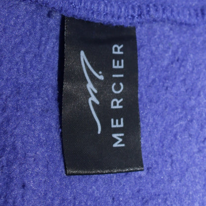 Mercier Men's Blue XS Pullover Embroidered Logo Hoodie