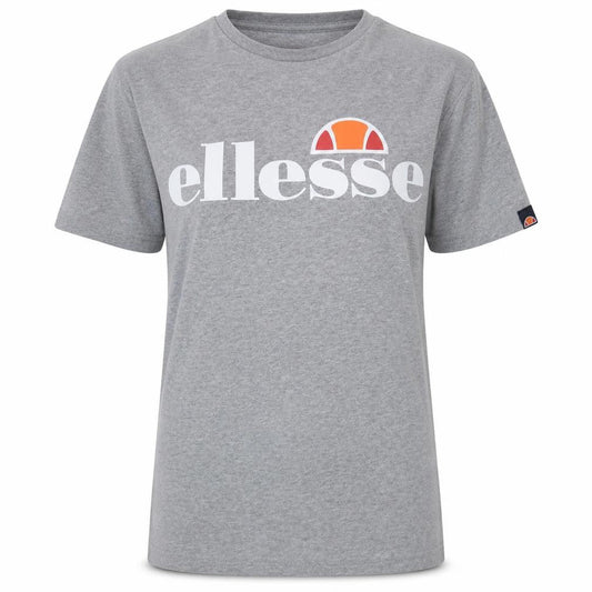 Ellesse Womens Grey Logo Basic T-Shirt UK 8 Short Sleeve Cotton