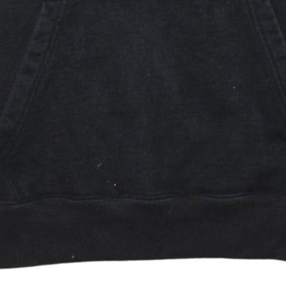 Champion Men Black Pullover Hoodie Medium Logo Fleece Sweatshirt
