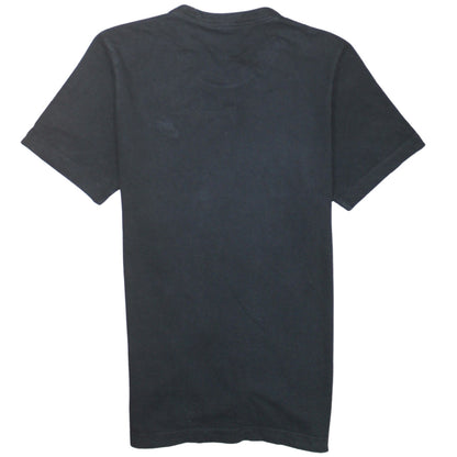 Nike Men's Black Small Logo Crew Neck Cotton T-Shirt