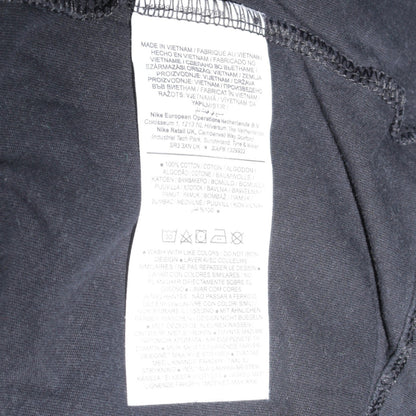 Nike Men's Black Small Logo Crew Neck Cotton T-Shirt