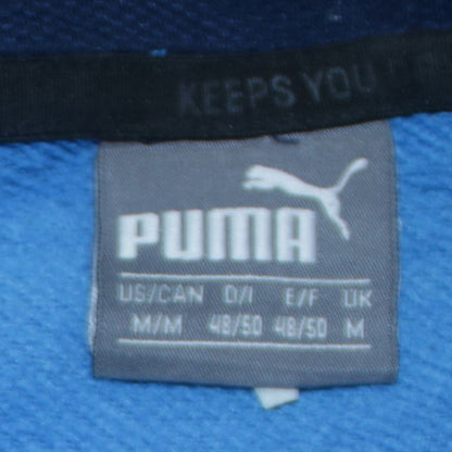 Puma Men’s Blue Pullover Hoodie M Sports Graphic Sweatshirt