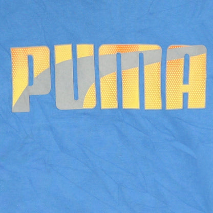 Puma Men’s Blue Pullover Hoodie M Sports Graphic Sweatshirt