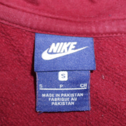 Nike Men's Red Full Zip Hoodie Size S Regular Fit