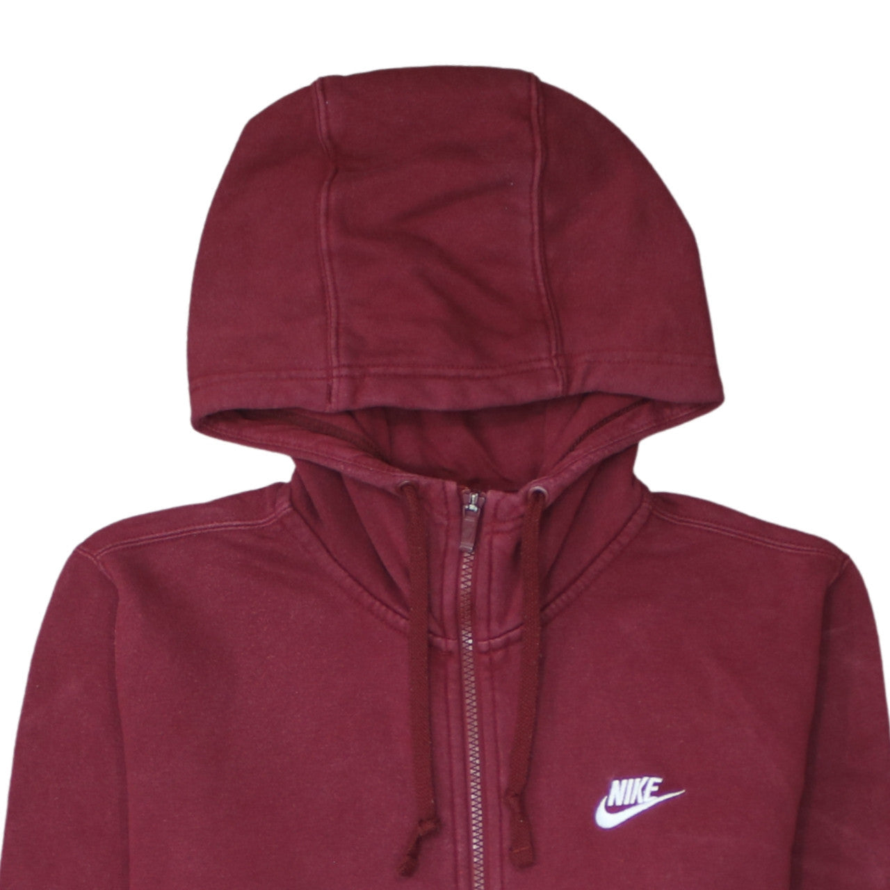 Nike Men's Red Full Zip Hoodie Size S Regular Fit
