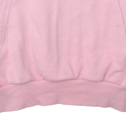 Ellesse Womens Pink Pullover Hoodie UK 10 Graphic Logo Sweatshirt
