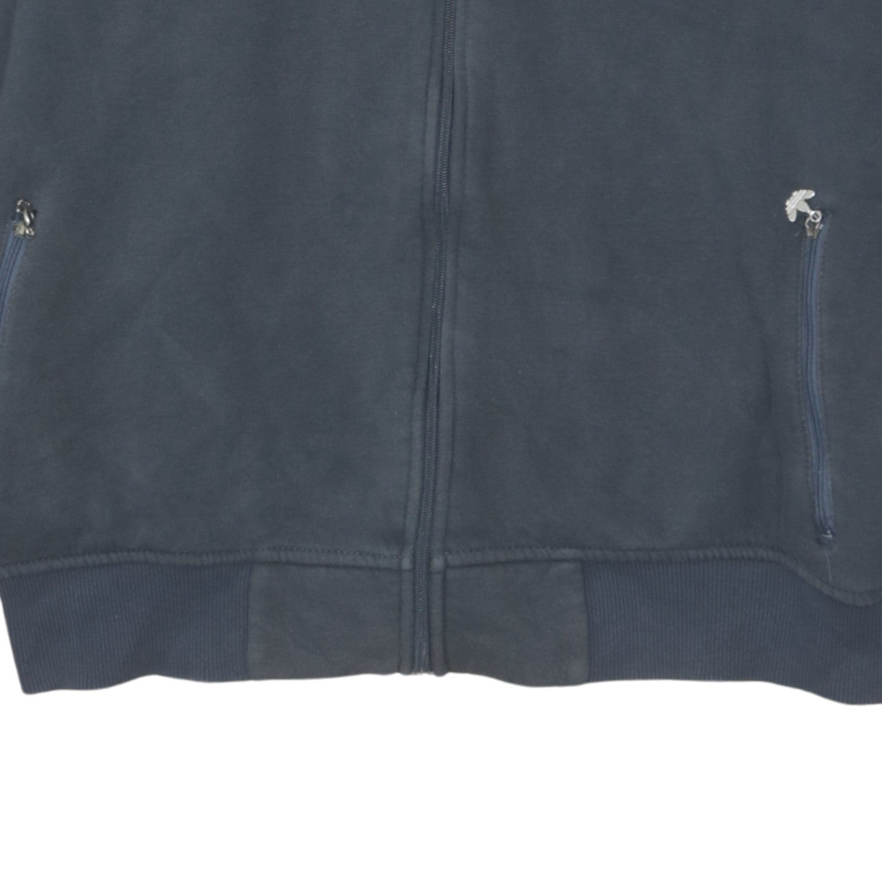Adidas Men's Blue Full Zip Hoodie Size L Sportswear Jacket