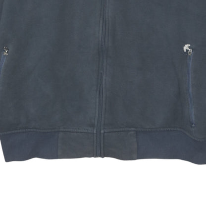 Adidas Men's Blue Full Zip Hoodie Size L Sportswear Jacket