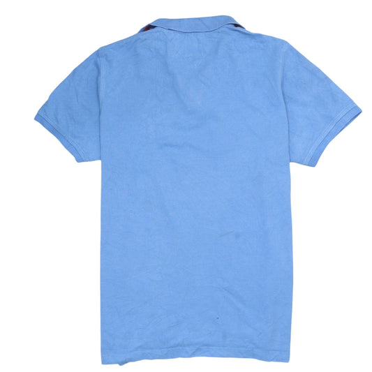 Tommy Hilfiger Men's Blue Slim Fit Cotton Polo Shirt L