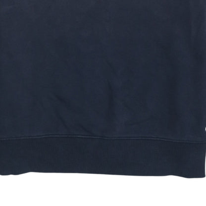 Calvin Klein Jeans Men's Blue Logo Crew Neck Cotton Sweatshirt M