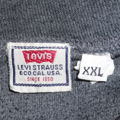 Levi's Men's Black 2XL Henley Cotton Jumper Long Sleeve Casual