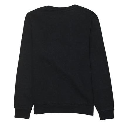 Alessandro Zavetti Men's Black Tiger Embroidered Sweatshirt M