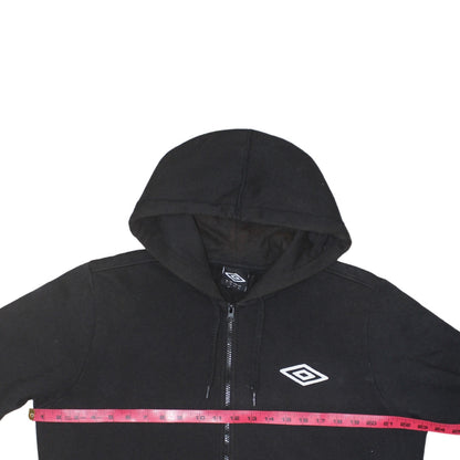 Umbro Men's Black Full Zip Hoodie XL Sports Fleece Jacket