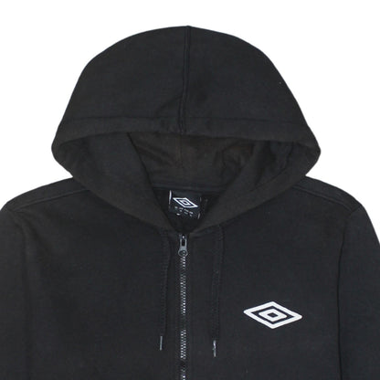 Umbro Men's Black Full Zip Hoodie XL Sports Fleece Jacket