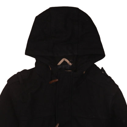 Clockhouse Men’s Black Hooded Toggle Jacket M Casual Cotton Blend