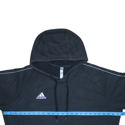 Adidas Men Black XL Pullover Hoodie Fleece Sportswear