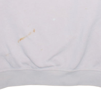 Nike Womens Beige Crew Neck Pullover Sweatshirt M Cotton Blend