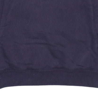 Nike Womens Purple Camo Logo Pullover Hoodie Size S