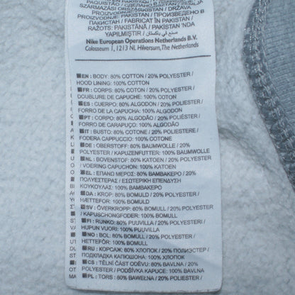 Nike Men's Grey XL Pullover Hoodie Fleece Sweatshirt