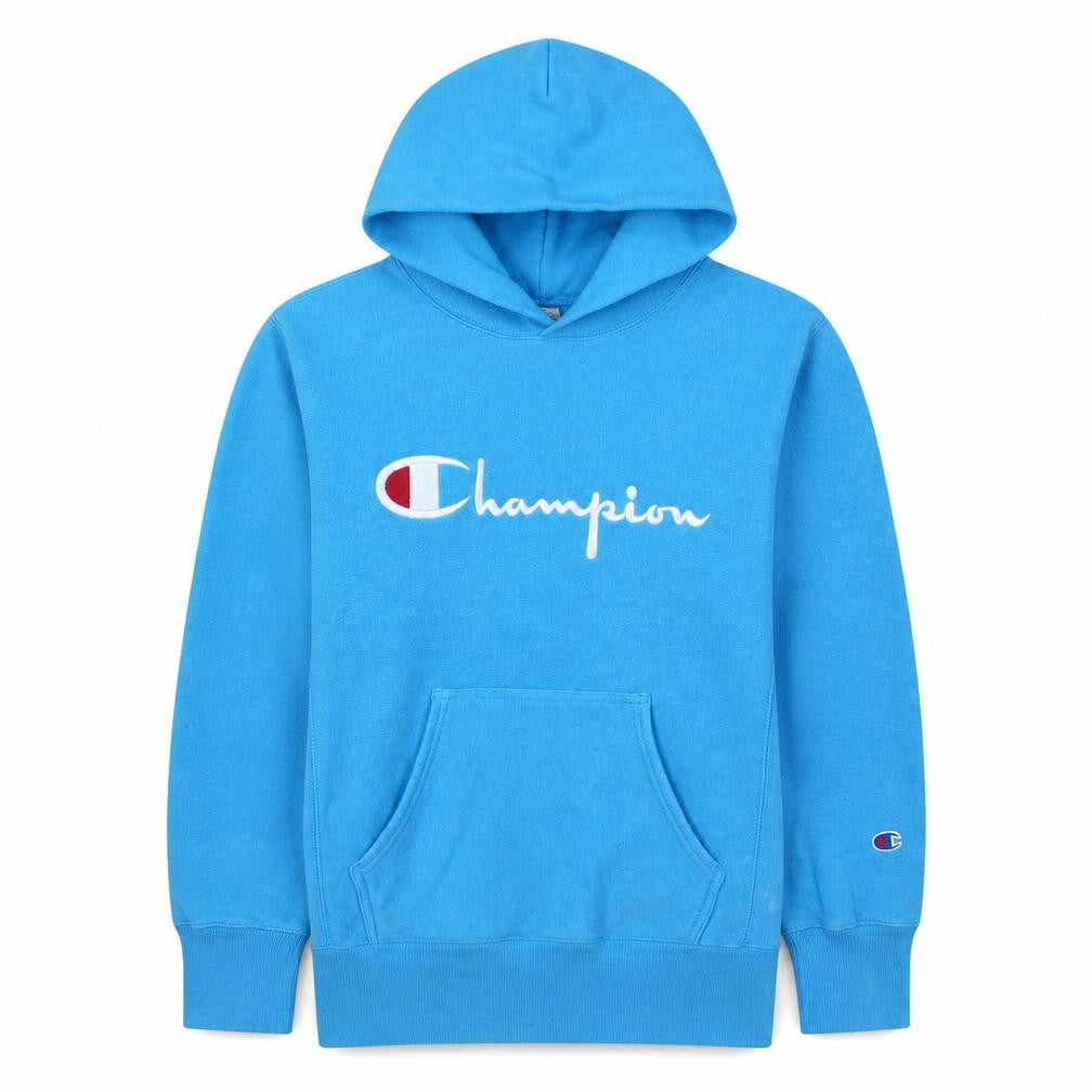 Champion Men's Blue Medium Reverse Weave Pullover Hoodie