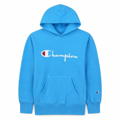 Champion Men's Blue Medium Reverse Weave Pullover Hoodie