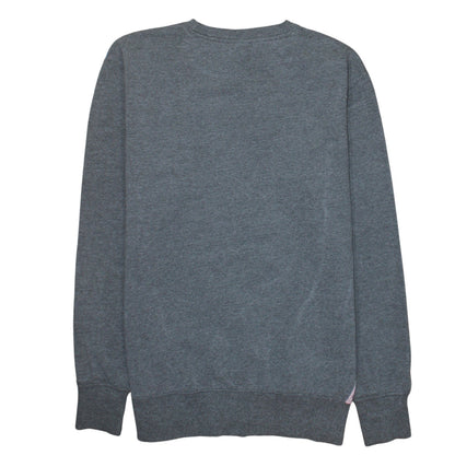 Ellesse Womens Grey Colourblock Logo Sweatshirt UK 12 Pullover