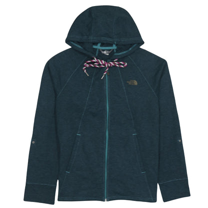 The North Face Women's Blue Full Zip Hoodie Size M - Hooded Activewear