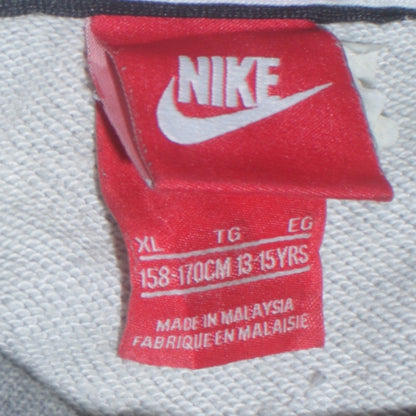 Nike Boys Grey Air Logo Pullover Sweatshirt 13-15 Years