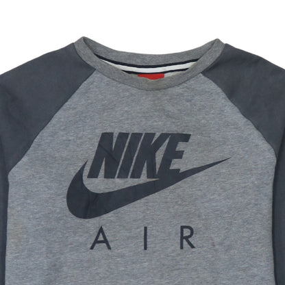 Nike Boys Grey Air Logo Pullover Sweatshirt 13-15 Years