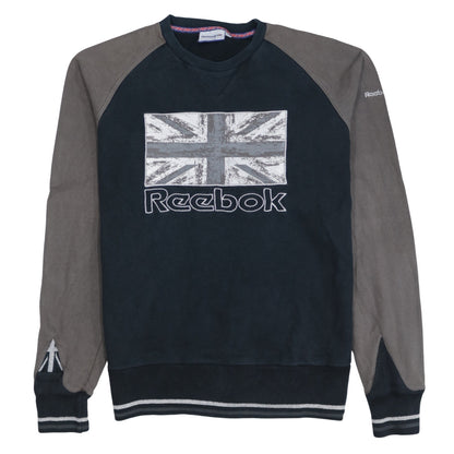 Reebok Classic Women's Black & Grey Crew Neck Sweatshirt Size M