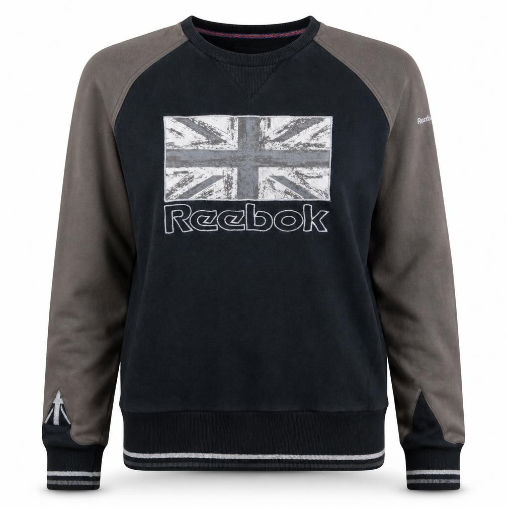 Reebok Classic Women's Black & Grey Crew Neck Sweatshirt Size M