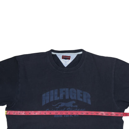 Hilfiger Men's Blue 2XL Vintage Graphic Cotton T-Shirt